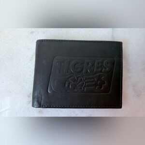 Tigres Black Leather Wallet